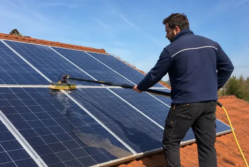 Nettoyage et entretien de panneaux solaires à Chatuzange-le-Goubet
